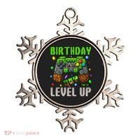 Birthday Time To Level Up Video Game Birthday Gamer Gift Ornament thumb 0