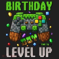 Birthday Time To Level Up Video Game Birthday Gamer Gift Hat thumb 2