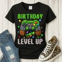 Birthday Time To Level Up Video Game Birthday Gamer Gift Women's T-Shirt thumb 3