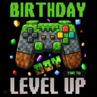 Birthday Time To Level Up Video Game Birthday Gamer Gift Kids Colorblock Raglan Jersey thumb 2