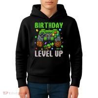 Birthday Time To Level Up Video Game Birthday Gamer Gift Kids Hoodie thumb 4
