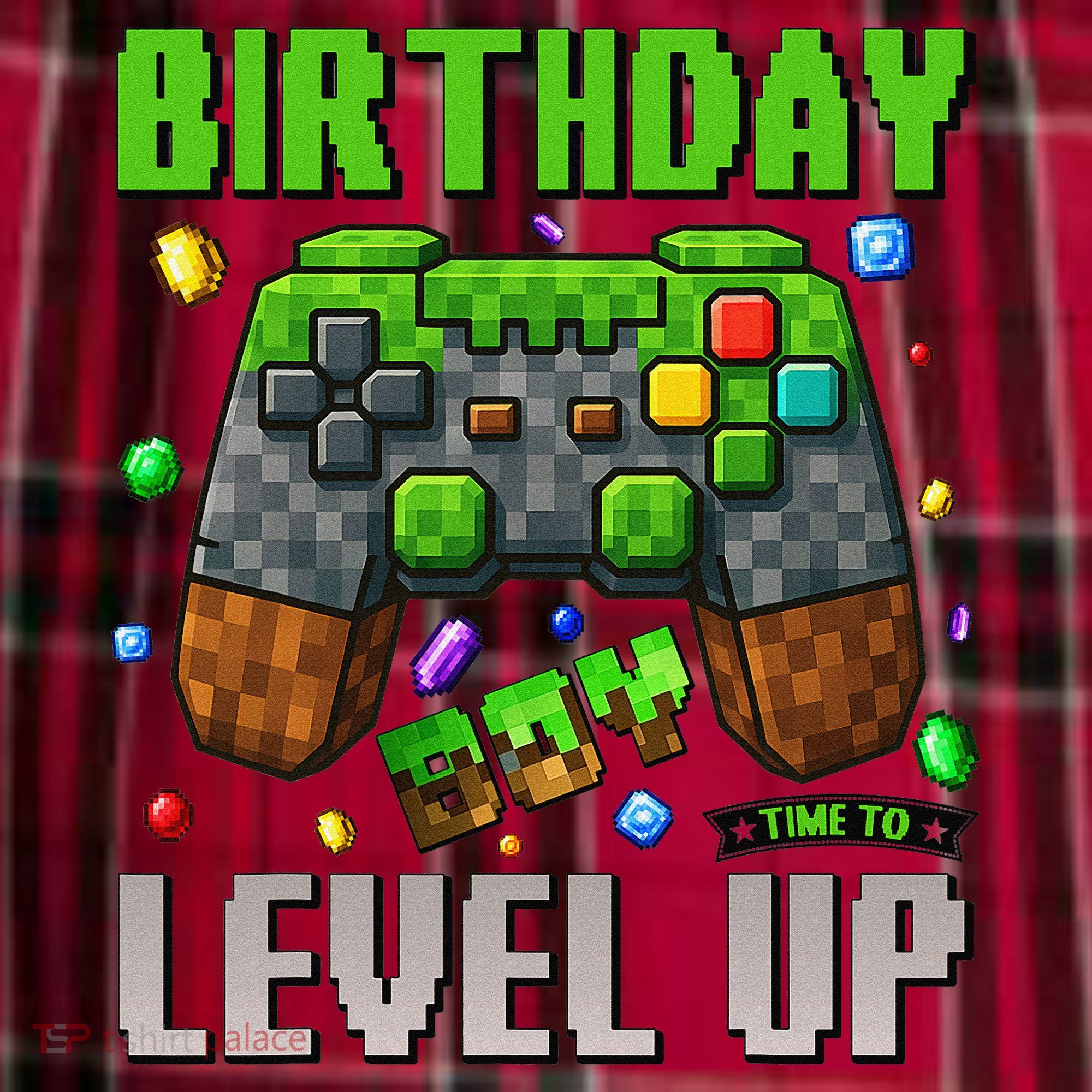 Birthday Time To Level Up Video Game Birthday Gamer Gift Women's Flannel Plaid Pajama Pants