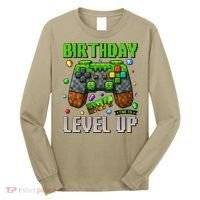 Birthday Time To Level Up Video Game Birthday Gamer Gift Long Sleeve Shirt thumb 0