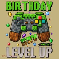 Birthday Time To Level Up Video Game Birthday Gamer Gift Mousepad thumb 1