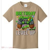 Birthday Time To Level Up Video Game Birthday Gamer Gift Kids T-Shirt thumb 0