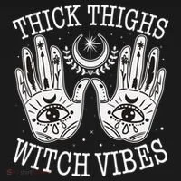 Boho Thick Thighs Witch Vibes Doggie Tank thumb 4