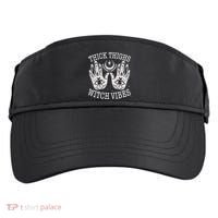 Boho Thick Thighs Witch Vibes Adult Drive Performance Visor thumb 0