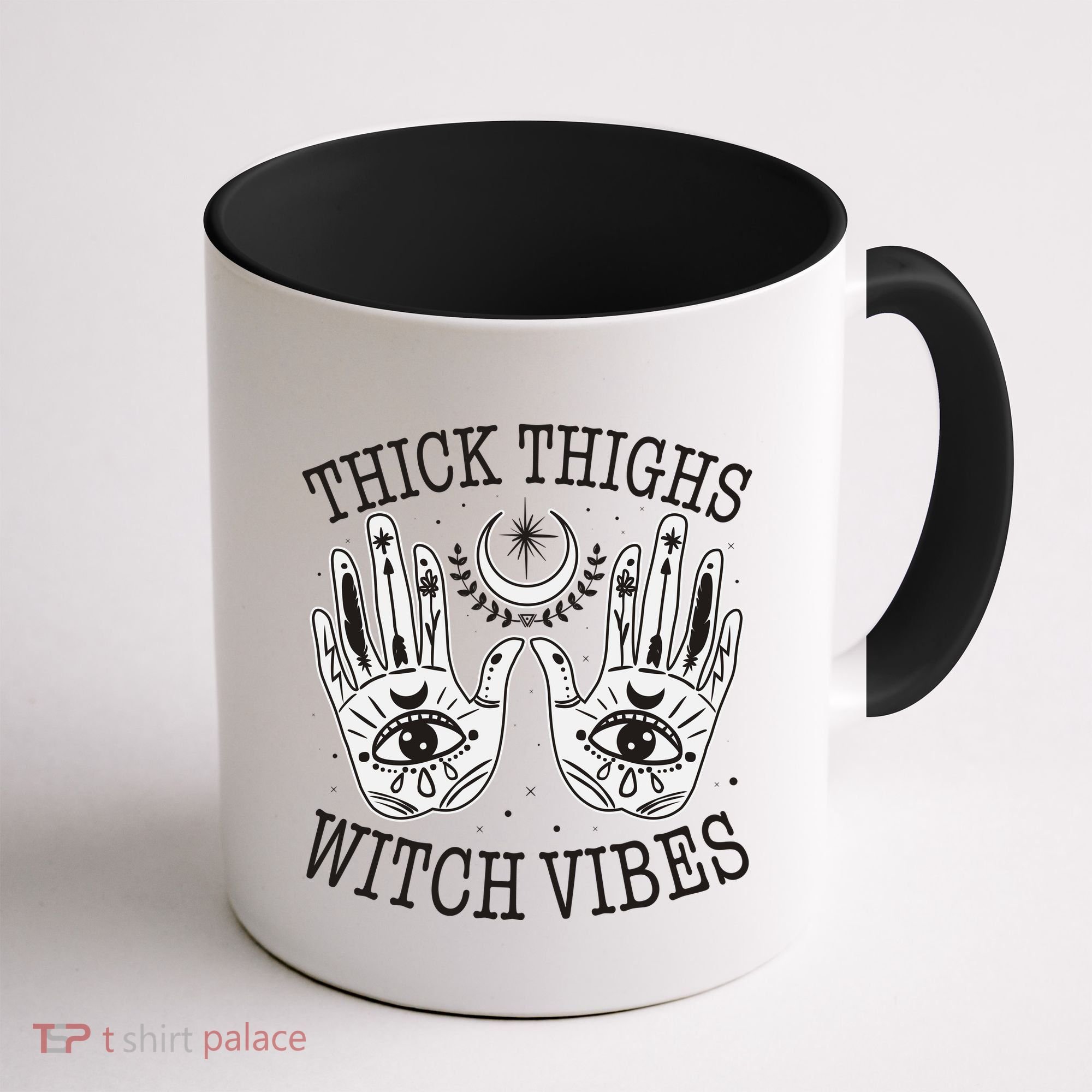 Boho Thick Thighs Witch Vibes Coffee Mug
