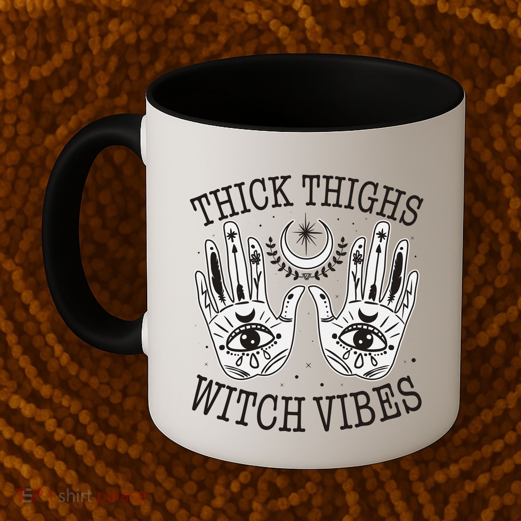 Boho Thick Thighs Witch Vibes Coffee Mug