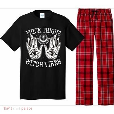 Boho Thick Thighs Witch Vibes Pajama Set