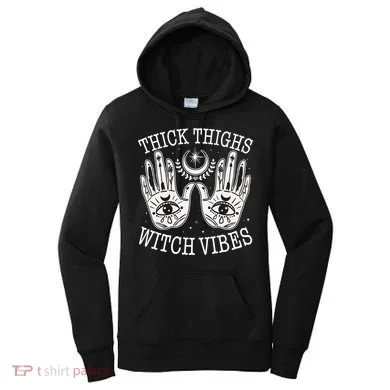 Boho Thick Thighs Witch Vibes Women's Hoodie