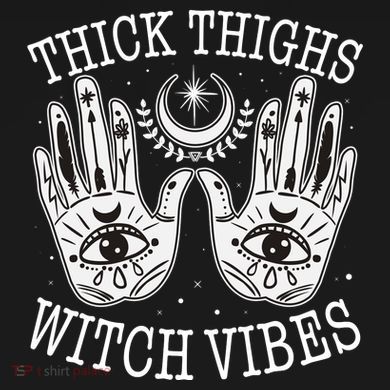 Boho Thick Thighs Witch Vibes Ornament
