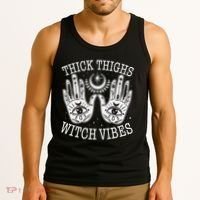 Boho Thick Thighs Witch Vibes Tank Top thumb 3
