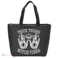 Boho Thick Thighs Witch Vibes Tote Bag thumb 0