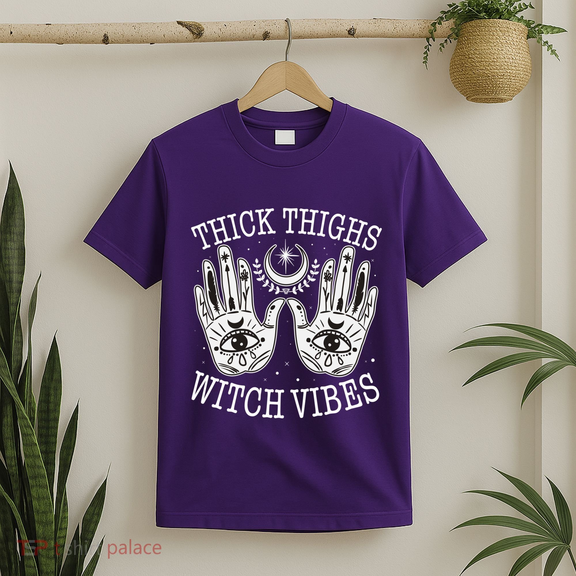 Boho Thick Thighs Witch Vibes T-Shirt