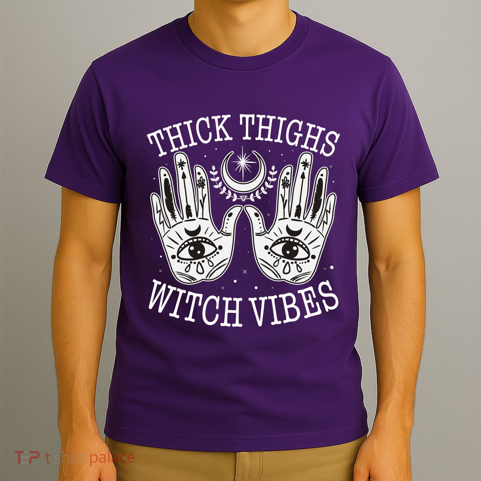 Boho Thick Thighs Witch Vibes T-Shirt