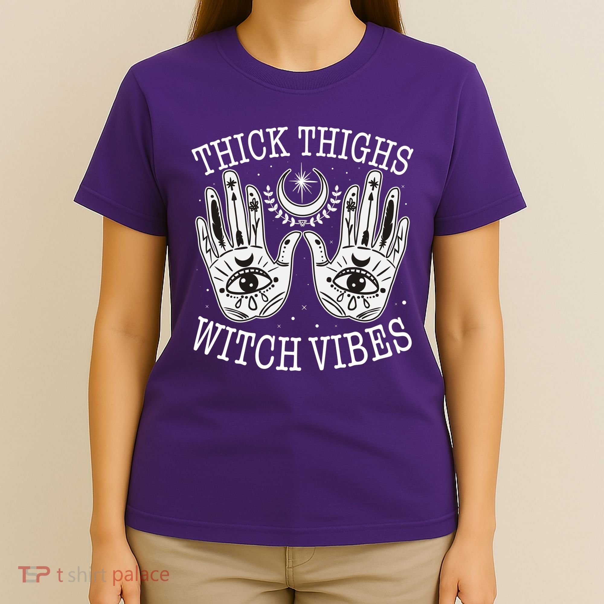Boho Thick Thighs Witch Vibes T-Shirt