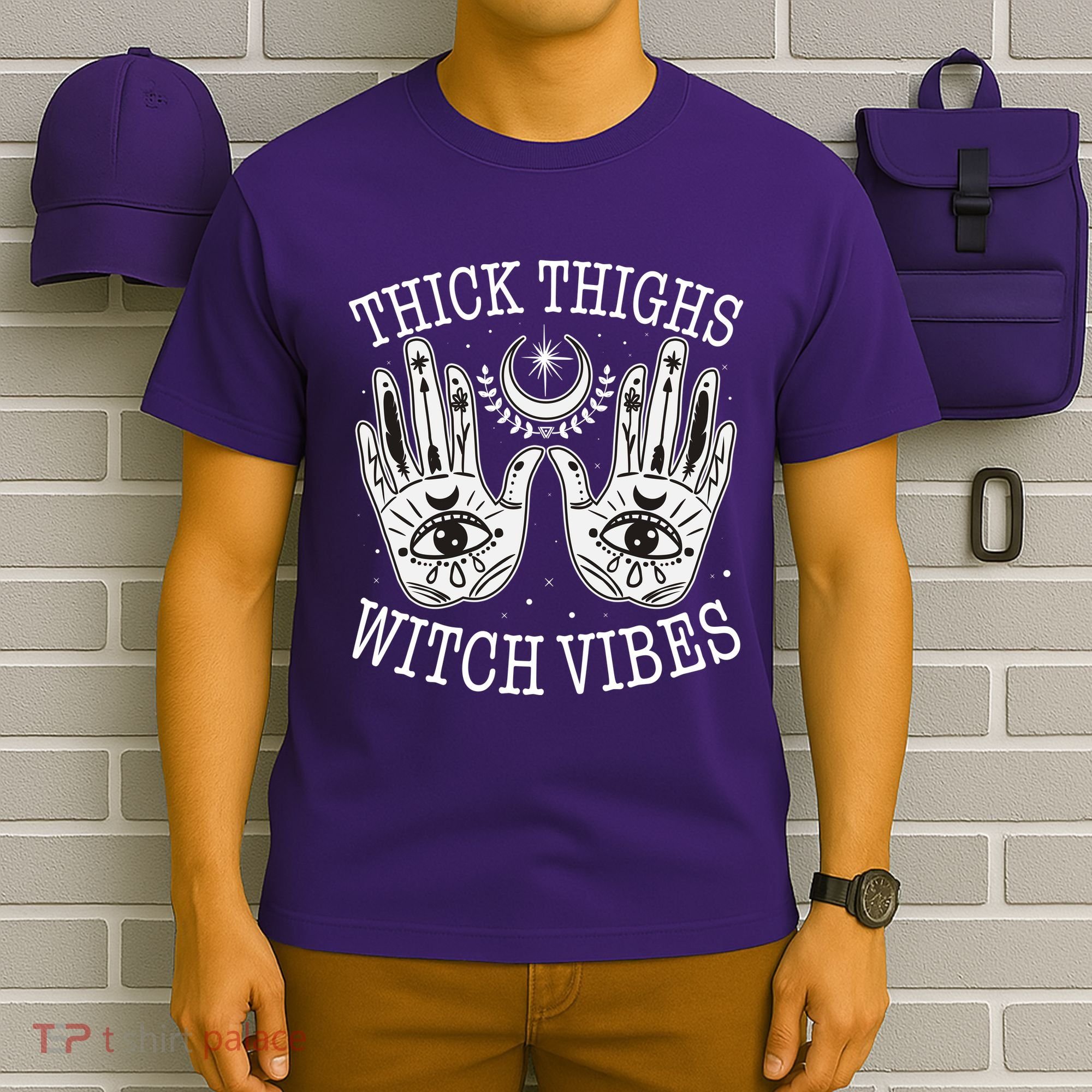 Boho Thick Thighs Witch Vibes T-Shirt