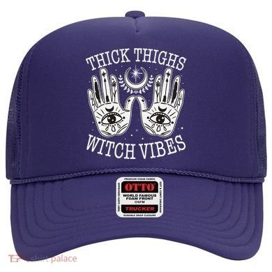 Boho Thick Thighs Witch Vibes Hat