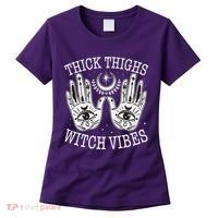 Boho Thick Thighs Witch Vibes Women's T-Shirt thumb 0