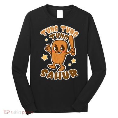 Brainrot Tung Tung Tung Sahur Long Sleeve Shirt