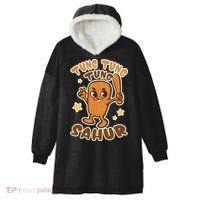 Brainrot Tung Tung Tung Sahur Hooded Wearable Blanket thumb 0