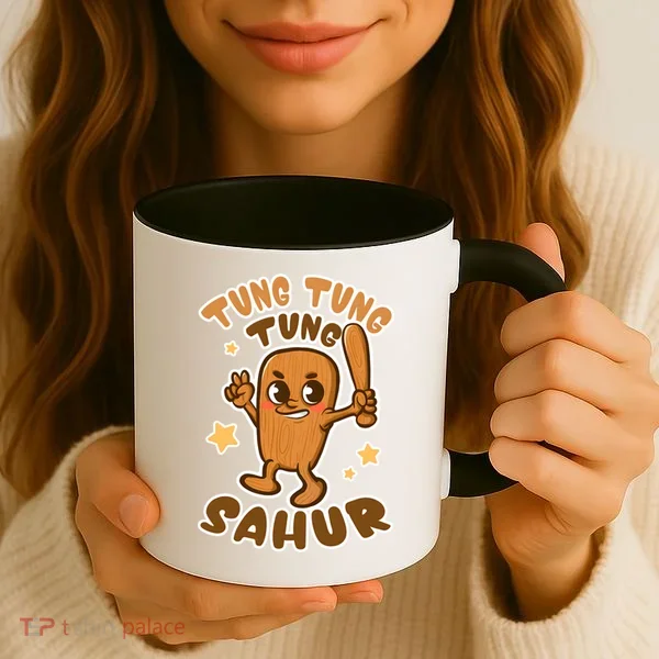 Brainrot Tung Tung Tung Sahur Coffee Mug