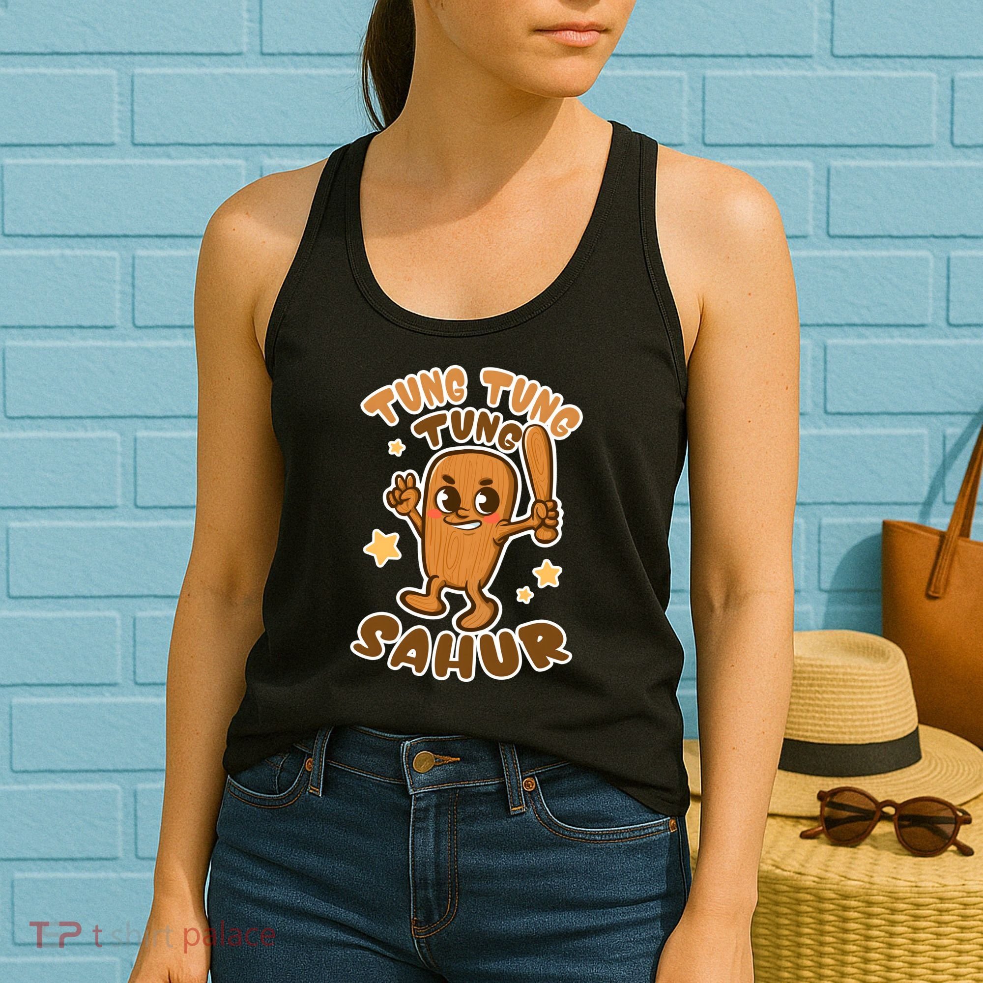 Brainrot Tung Tung Tung Sahur Women's Tank Top