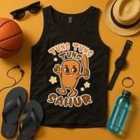 Brainrot Tung Tung Tung Sahur Tank Top thumb 4