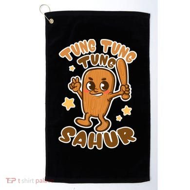 Brainrot Tung Tung Tung Sahur Golf Towel