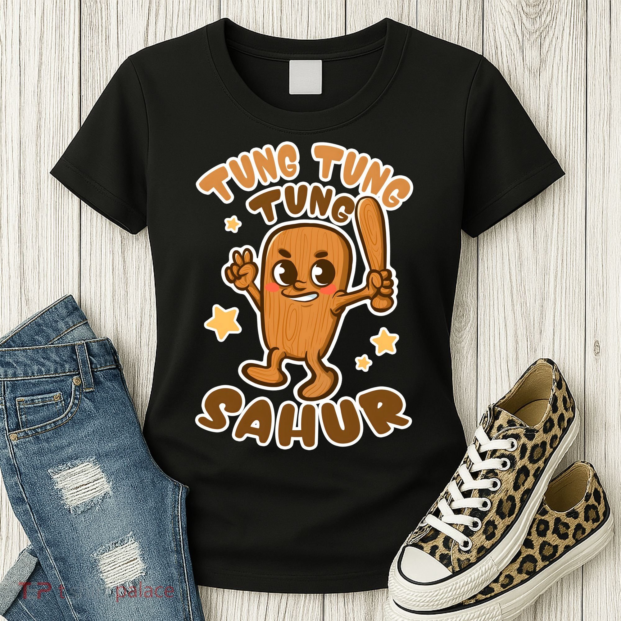 Brainrot Tung Tung Tung Sahur Women's T-Shirt