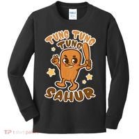 Brainrot Tung Tung Tung Sahur Kids Long Sleeve Shirt thumb 0