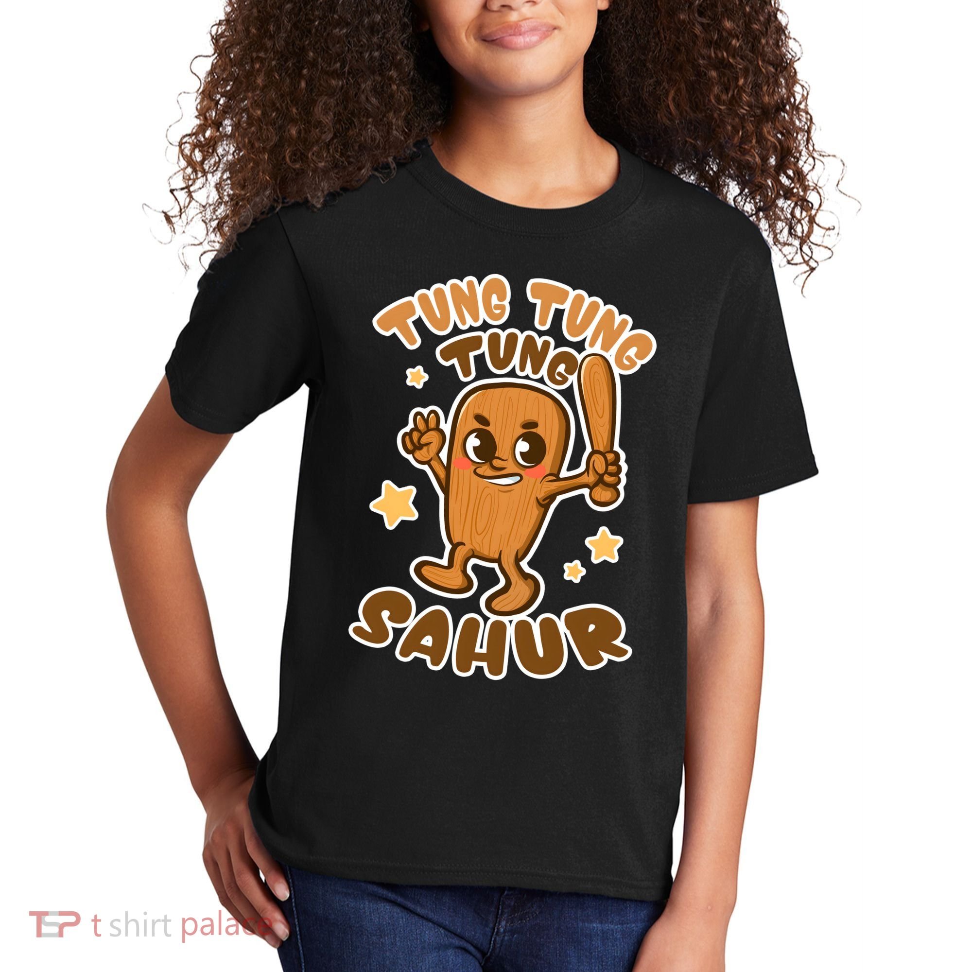 Brainrot Tung Tung Tung Sahur Kids T-Shirt