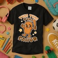Brainrot Tung Tung Tung Sahur Kids T-Shirt thumb 3