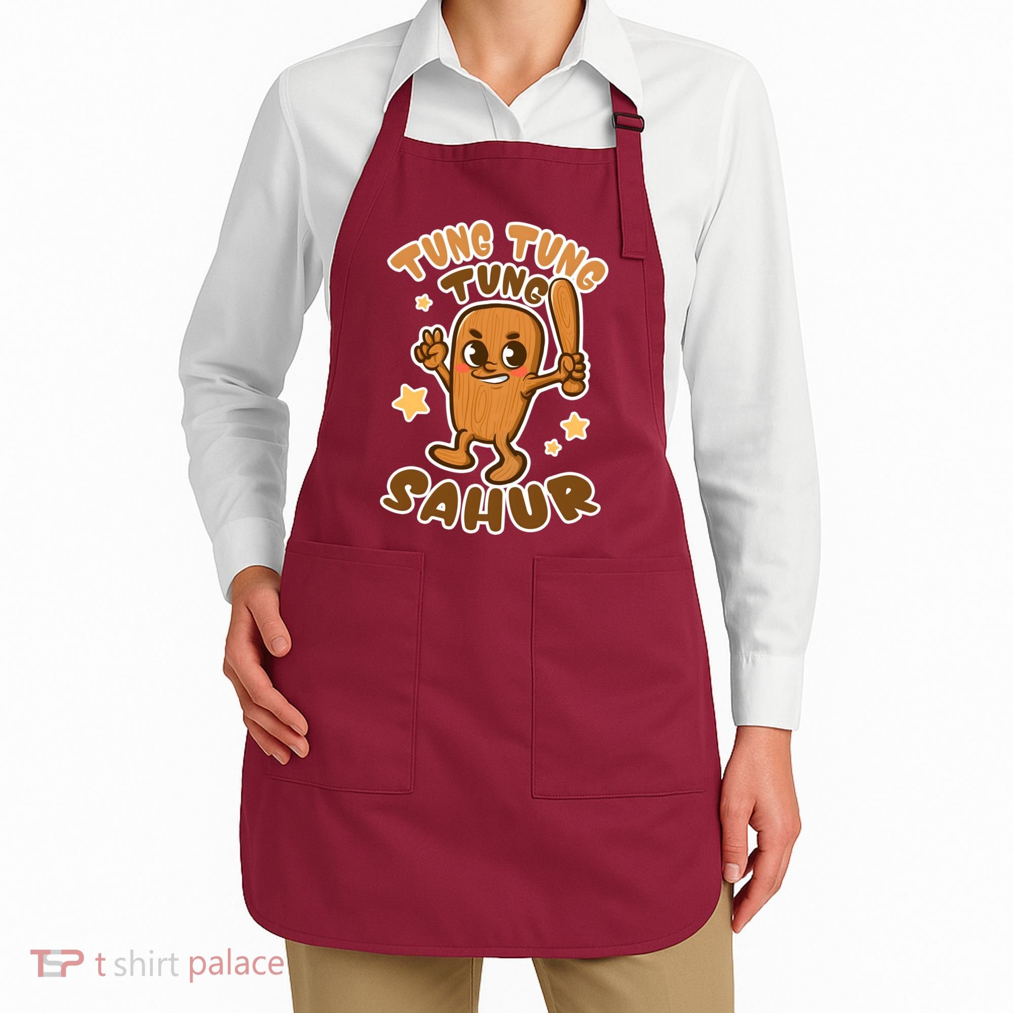 Brainrot Tung Tung Tung Sahur Apron