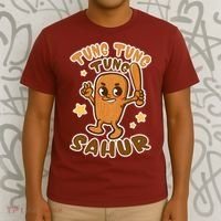 Brainrot Tung Tung Tung Sahur T-Shirt thumb 3