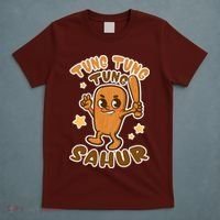 Brainrot Tung Tung Tung Sahur T-Shirt thumb 5