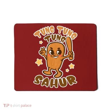 Brainrot Tung Tung Tung Sahur Mousepad