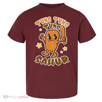 Brainrot Tung Tung Tung Sahur Toddler T-Shirt