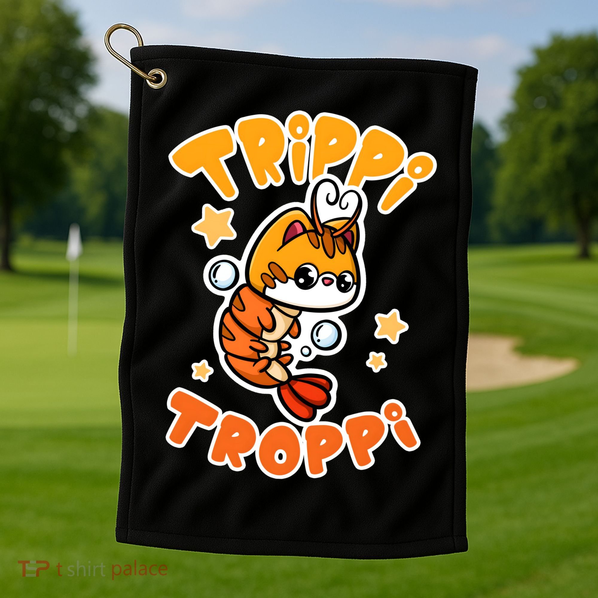 Brainrot Trippi Troppi Golf Towel