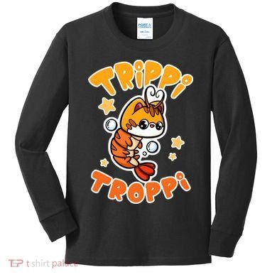 Brainrot Trippi Troppi Kids Long Sleeve Shirt