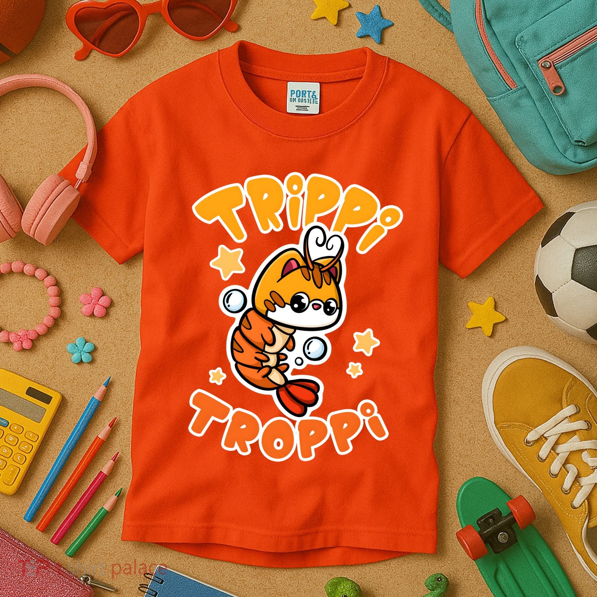 Brainrot Trippi Troppi Kids T-Shirt