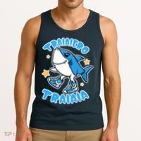 Brainrot Tralalero Tralala Tank Top thumb 3