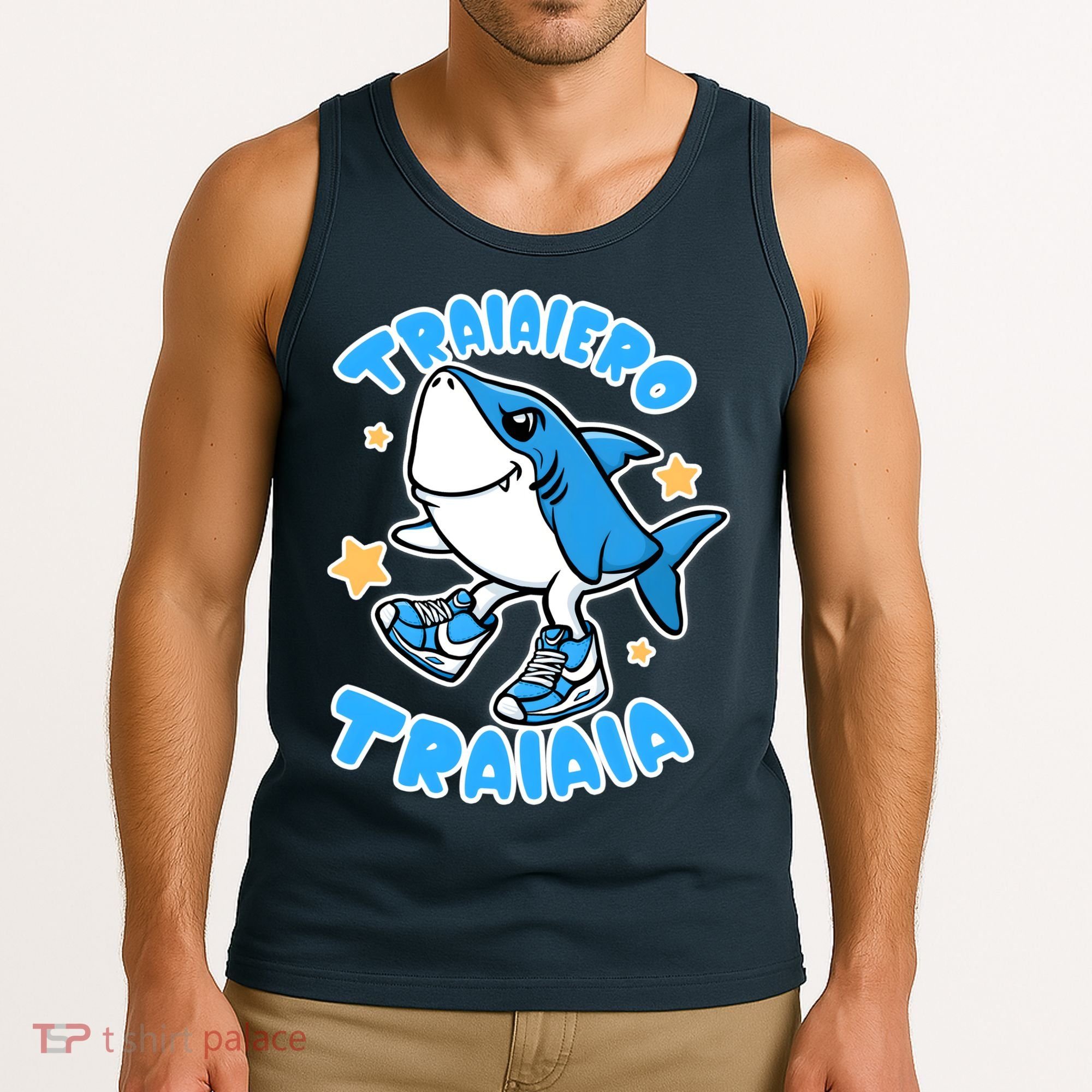 Brainrot Tralalero Tralala Tank Top
