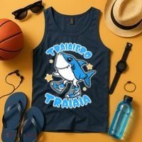 Brainrot Tralalero Tralala Tank Top thumb 4