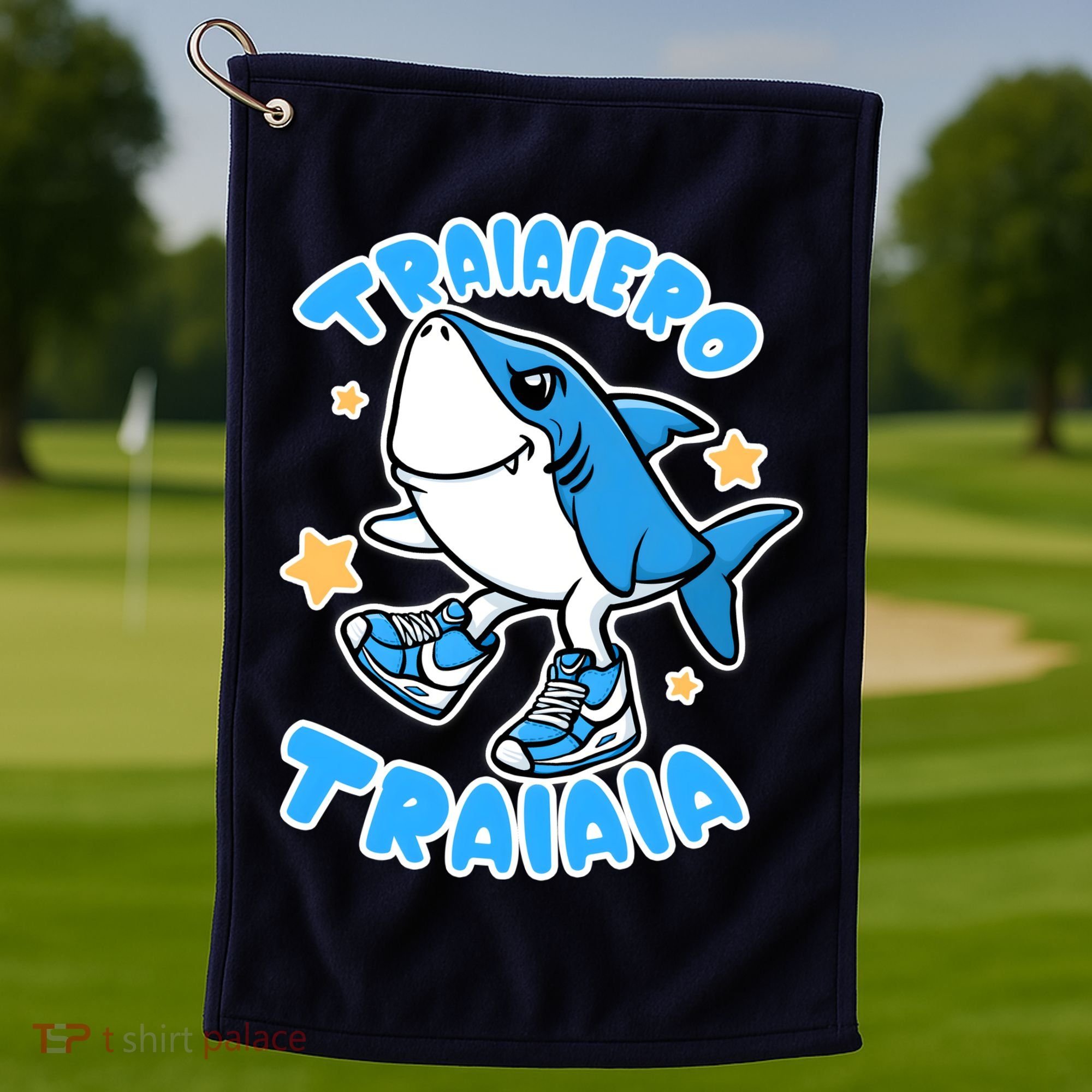 Brainrot Tralalero Tralala Golf Towel