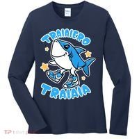 Brainrot Tralalero Tralala Women's Long Sleeve Shirt thumb 0