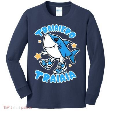 Brainrot Tralalero Tralala Kids Long Sleeve Shirt