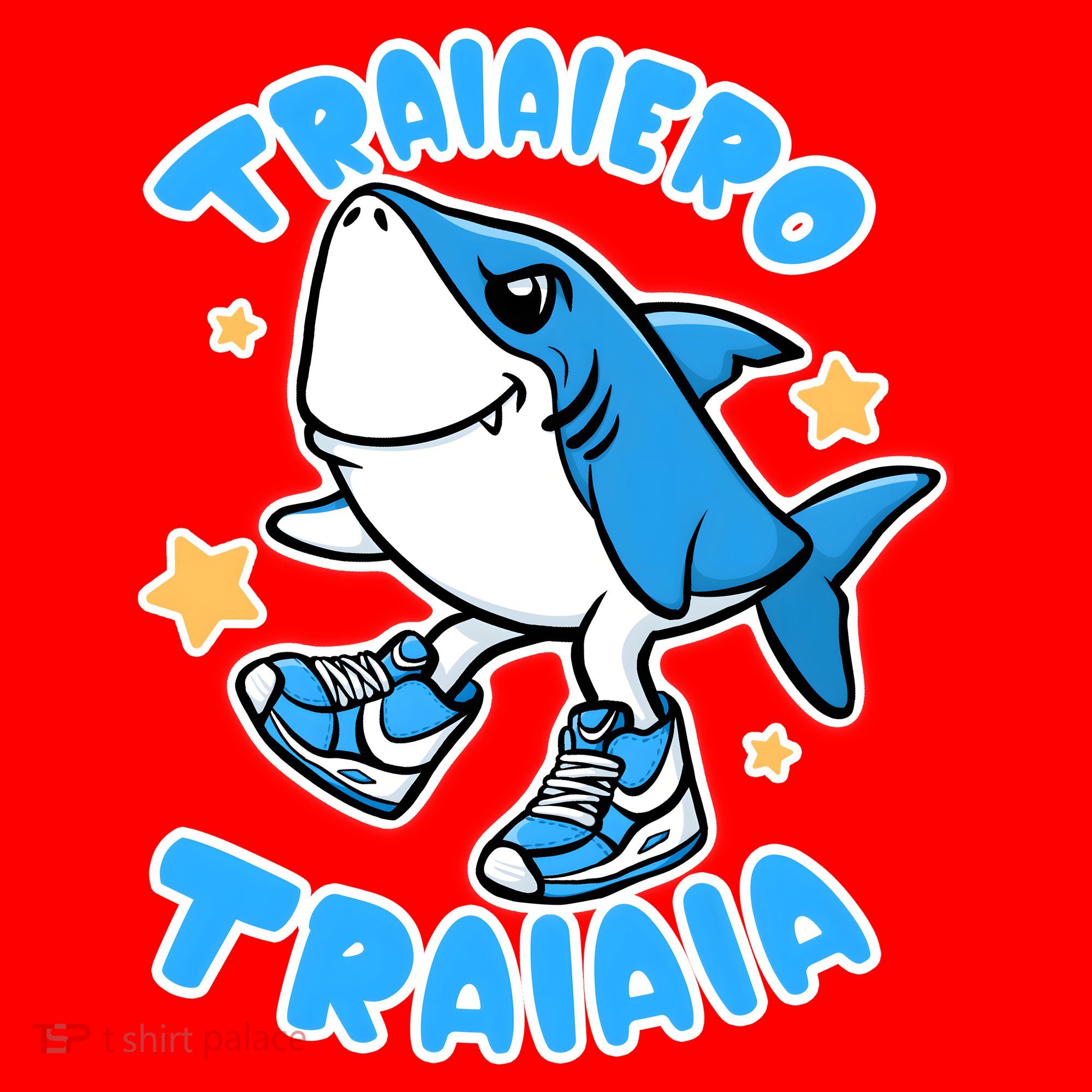 Brainrot Tralalero Tralala Santa Hat