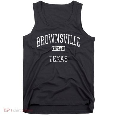 Brownsville Texas TX Vintage Tank Top
